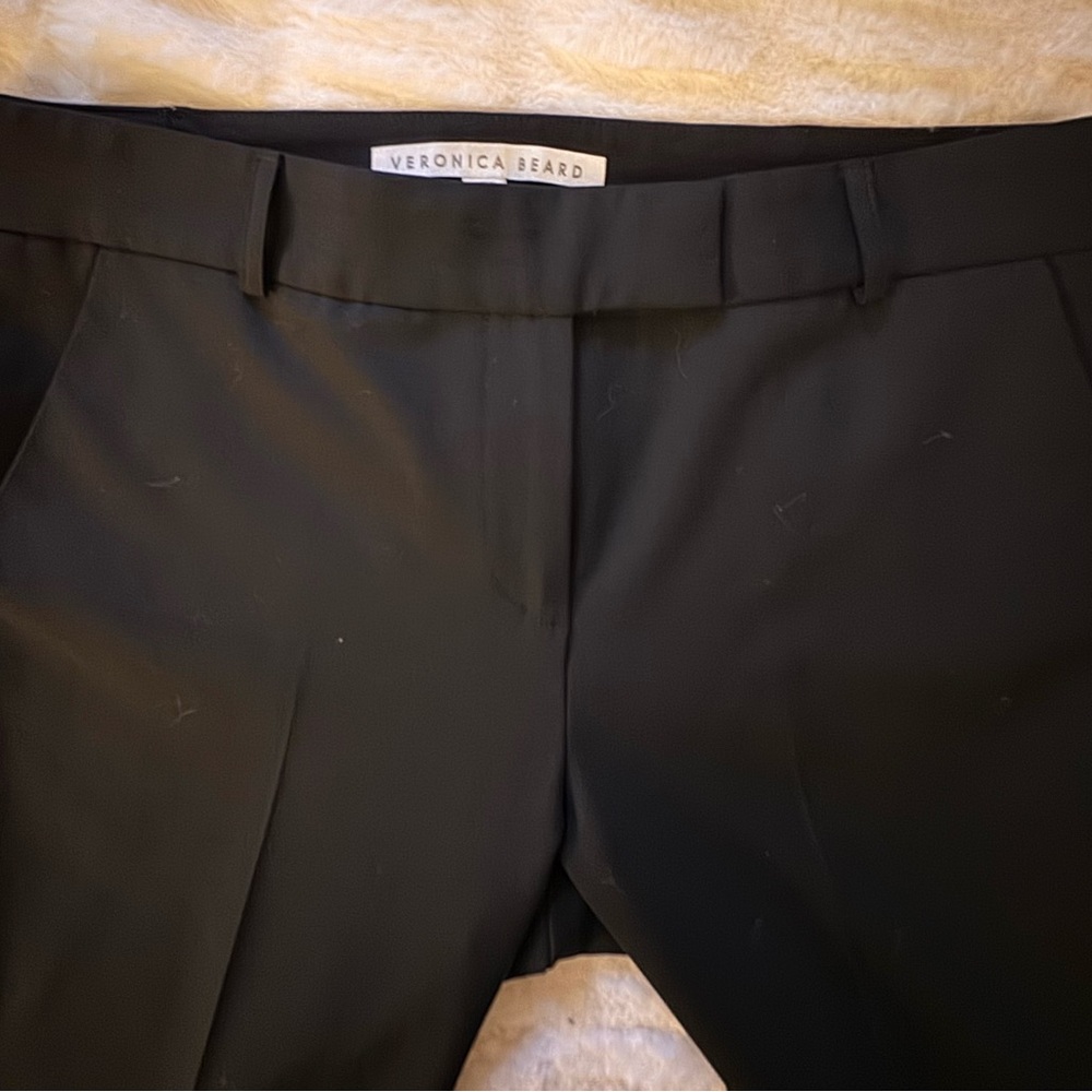 Veronica Beard Straight Leg Black Pants - Picture 2 of 3